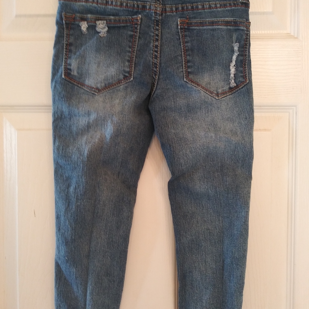 3 pairs of girls skinny jeans